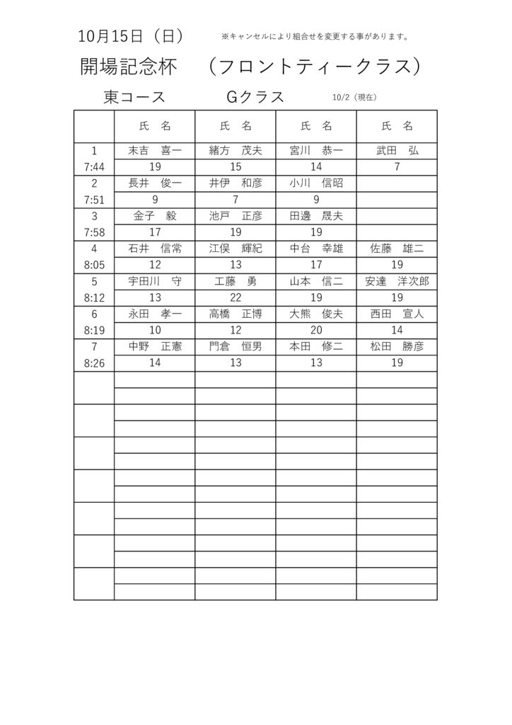 4大・競技ウケツケ Gのサムネイル